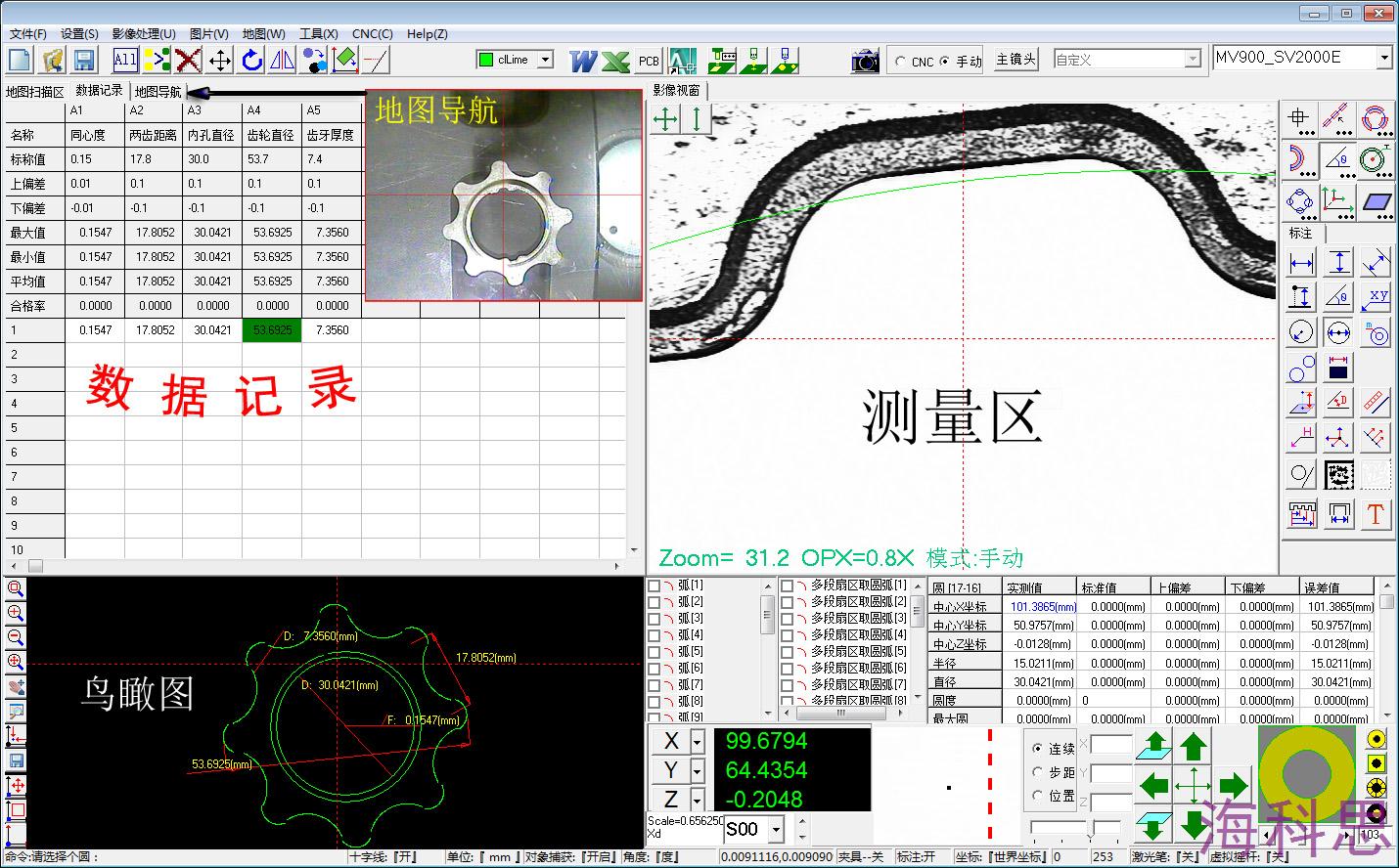 齒輪尺寸測(cè)量